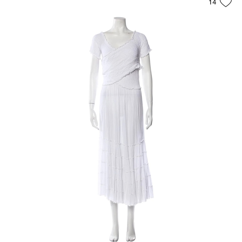 Poupette St. Barth White Maxi Dress